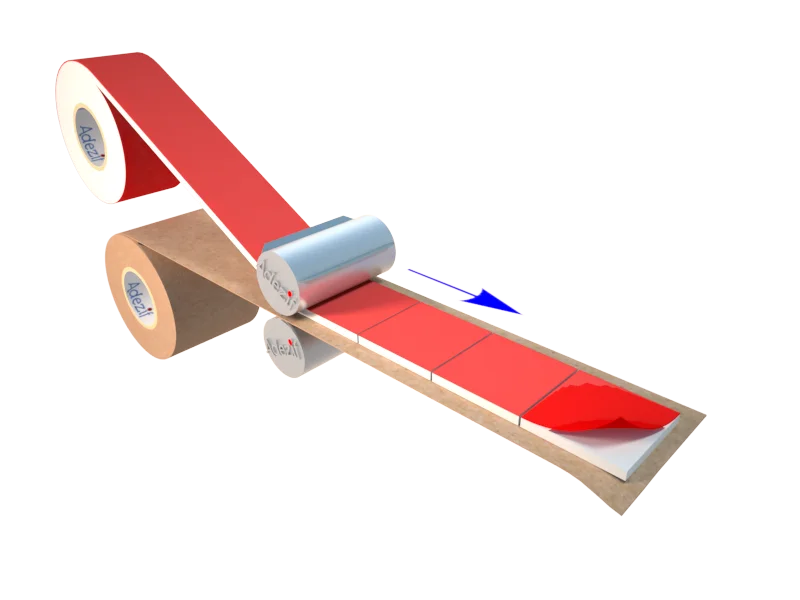 schéma présentant la technique de découpe bord à bord