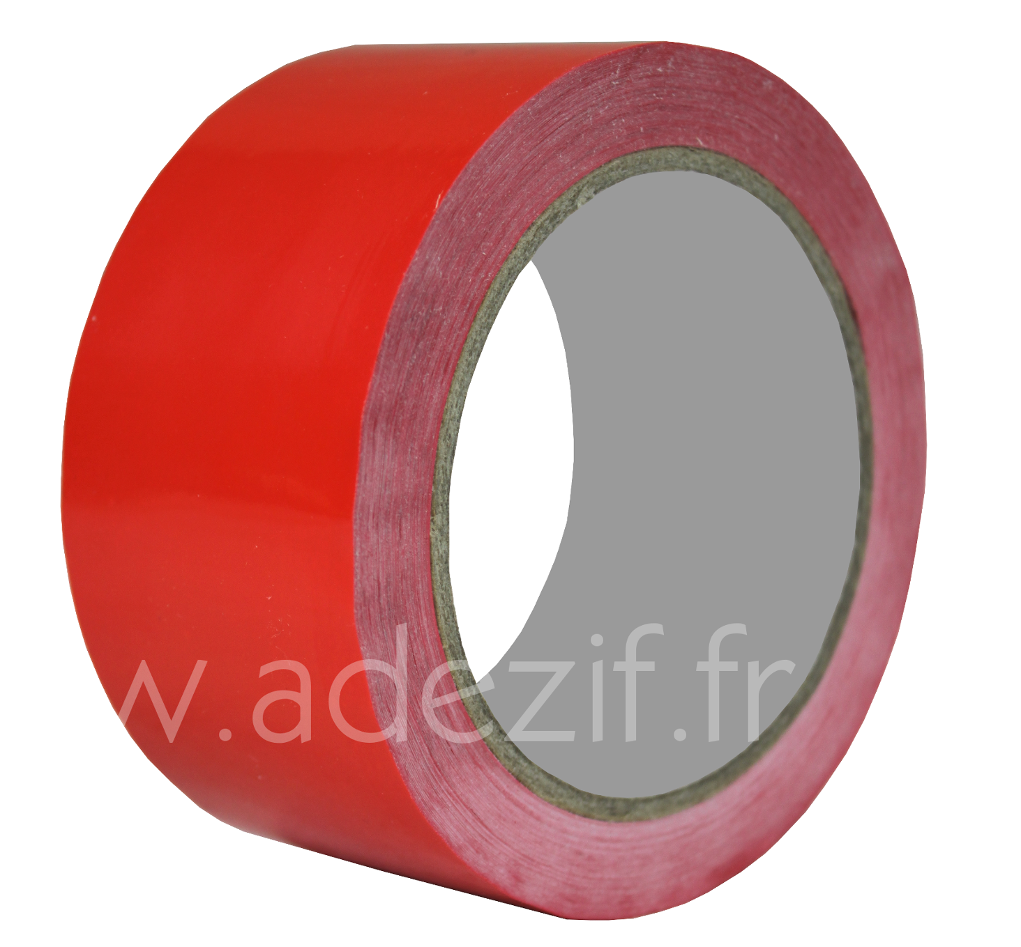 Ruban adhésif simple face PVC rouge pour marquage au sol délimitation de zones TESA 4169