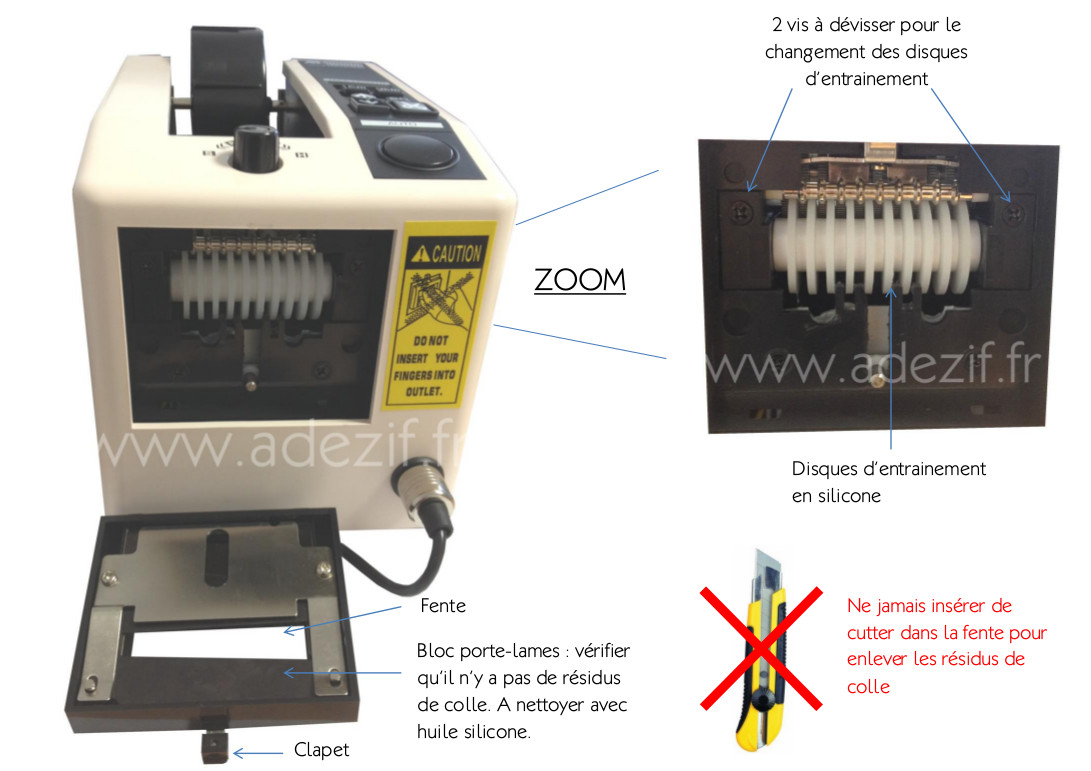 Dévidoir de ruban et de papier ScotchBlue™ M1000 Hand-Masker™, 1