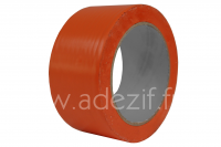 Ruban adhésif Simple face PVC orange pour marquage de zones produits chimiques