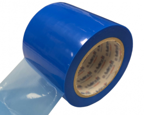 ADEZIF PE100 Ruban de film adhésif en polyéthylène bleu transparent pour protection permanente 