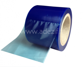 film adhésif bleu translucide pour la protection de surface avec faible adhésivité