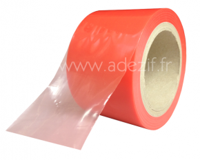 film adhésif rouge translucide pour la protection de surface avec une moyenne adhésivité