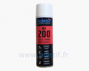 Colle aérosol industrielle multi-usages et haute température ADEZIF AC 200