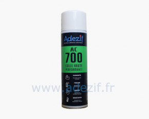 Colle spray industrielle haute performance et résistante à l'eau ADEZIF AC 700