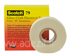 3M 79 ruban scotch adhésif tissu de verre Classe F application isolation électrique