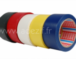 TESA 60760 ruban adhésif marquage au sol temporaire couleur noire, rouge, blanc, jaune et bleu