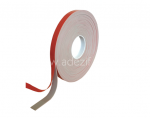 mousse acrylique viscoelastique adezif grise avec liner rouge MV823