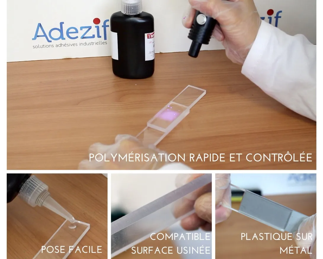 Avantages de la colle UV par Adezif