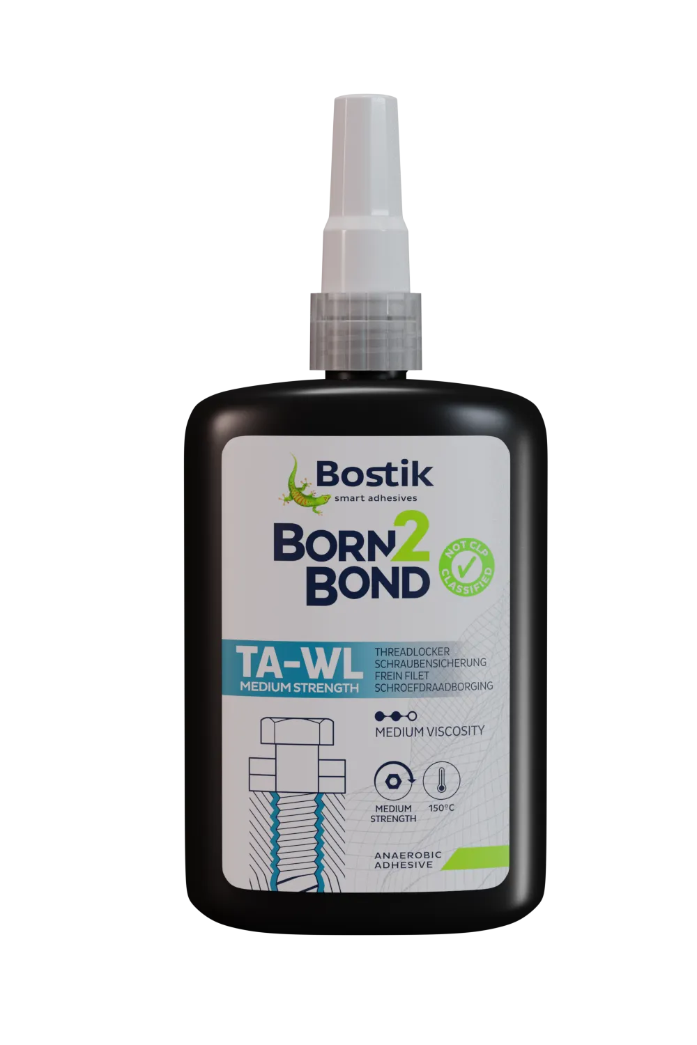 Bostik Born2Bond threadlocking TA-WL Colle anaérobie frein filet sans substances dangereuses CLP
