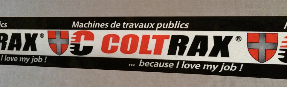 Ruban adhésif imprimé Coltrax réalisé par Adezif