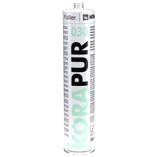 Mastic-colle polyuréthane monocomposant Korapur 030 sans pictogrammes de danger pour collage et étanchéité industrielle