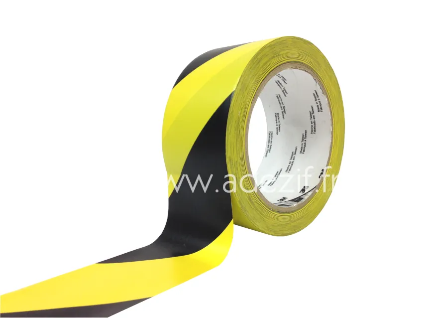 3M 5702 ruban de marquage au sol vinyle rayé jaune et noir
