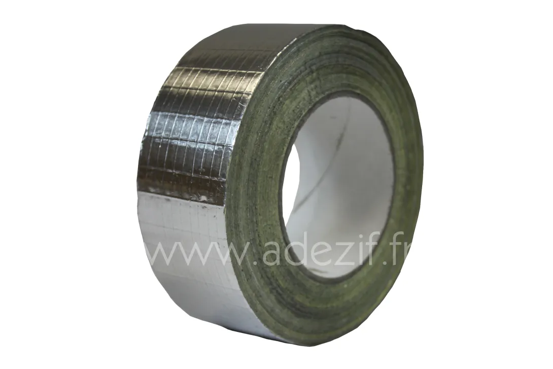 Ruban simple face aluminium renforcé fibre de verre Adezif AL256