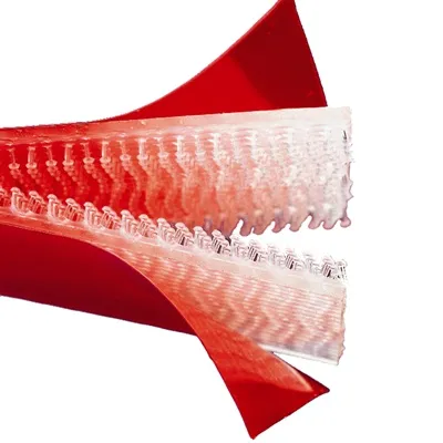 3M dual lock transparent avec protecteur rouge