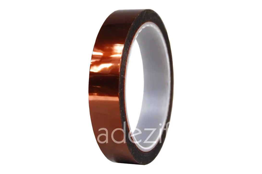 Ruban Kapton résistant hautes températures classe H 180°C marque adezif KA820