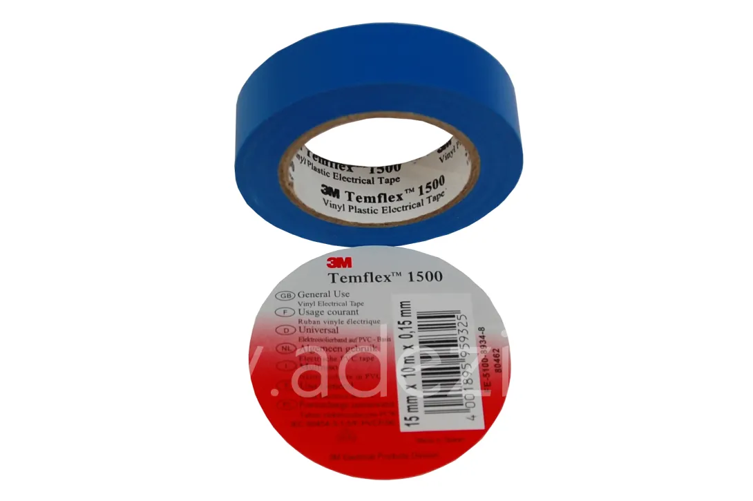 3M scotch temflex 1500 adhésif isolation électrique couleur bleue