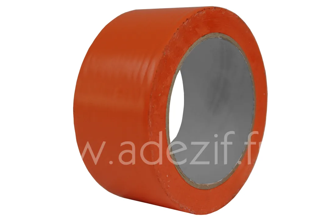 Ruban adhésif PVC orange multi usages pour le bâtiment