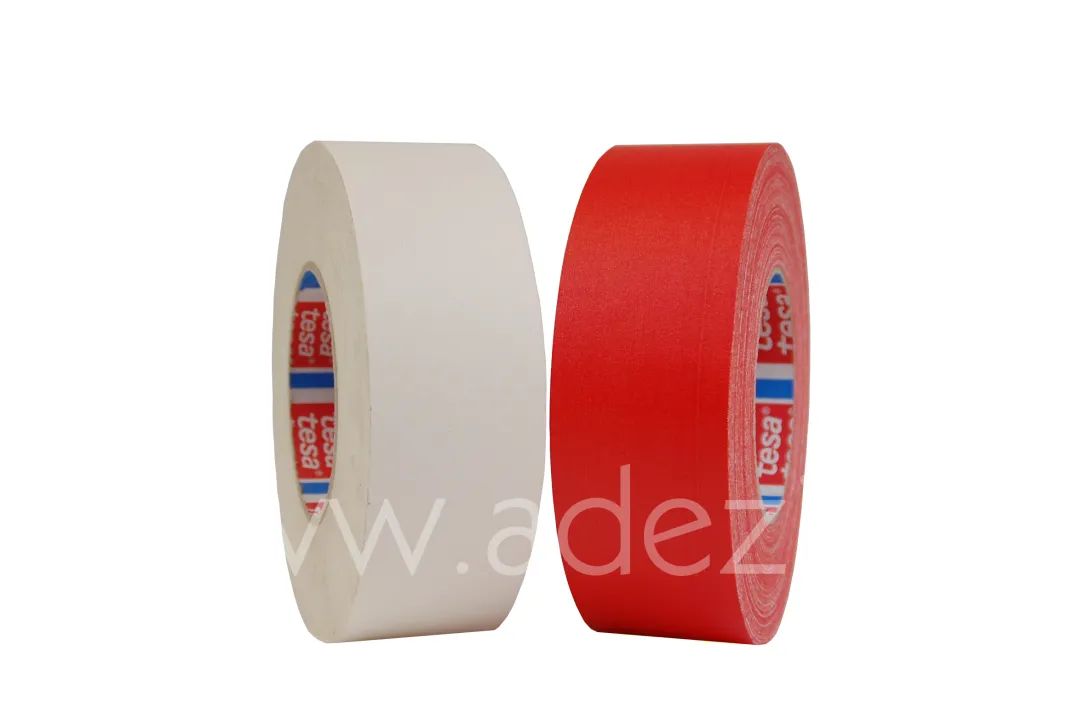 Ruban adhésif toile TESA 4661 qualité rouge et blanc